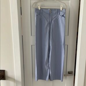 Light Blue wide leg culottes from Anthropologie